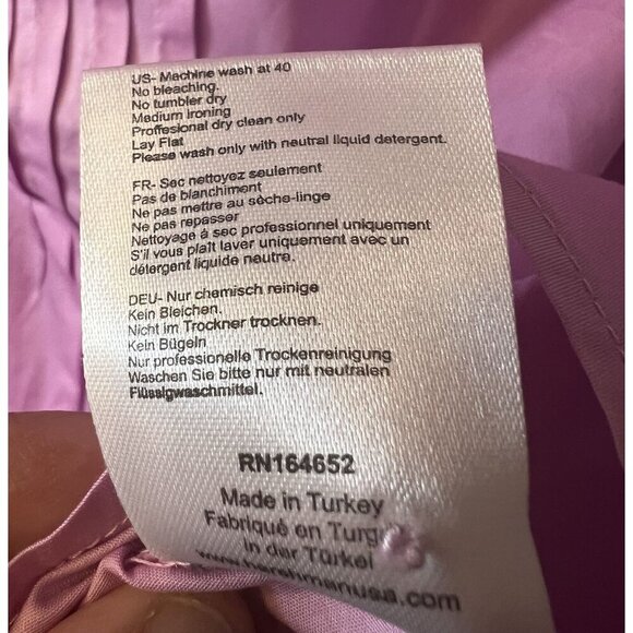 Harshman Women’s Nagisa Popover Orchid Lilac Blouse Size Large Bell Sleeves - Picture 10 of 10